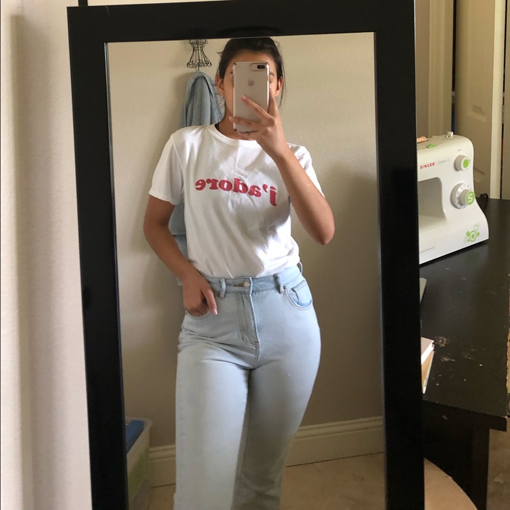 Pacsun Light Wash Mom Jeans